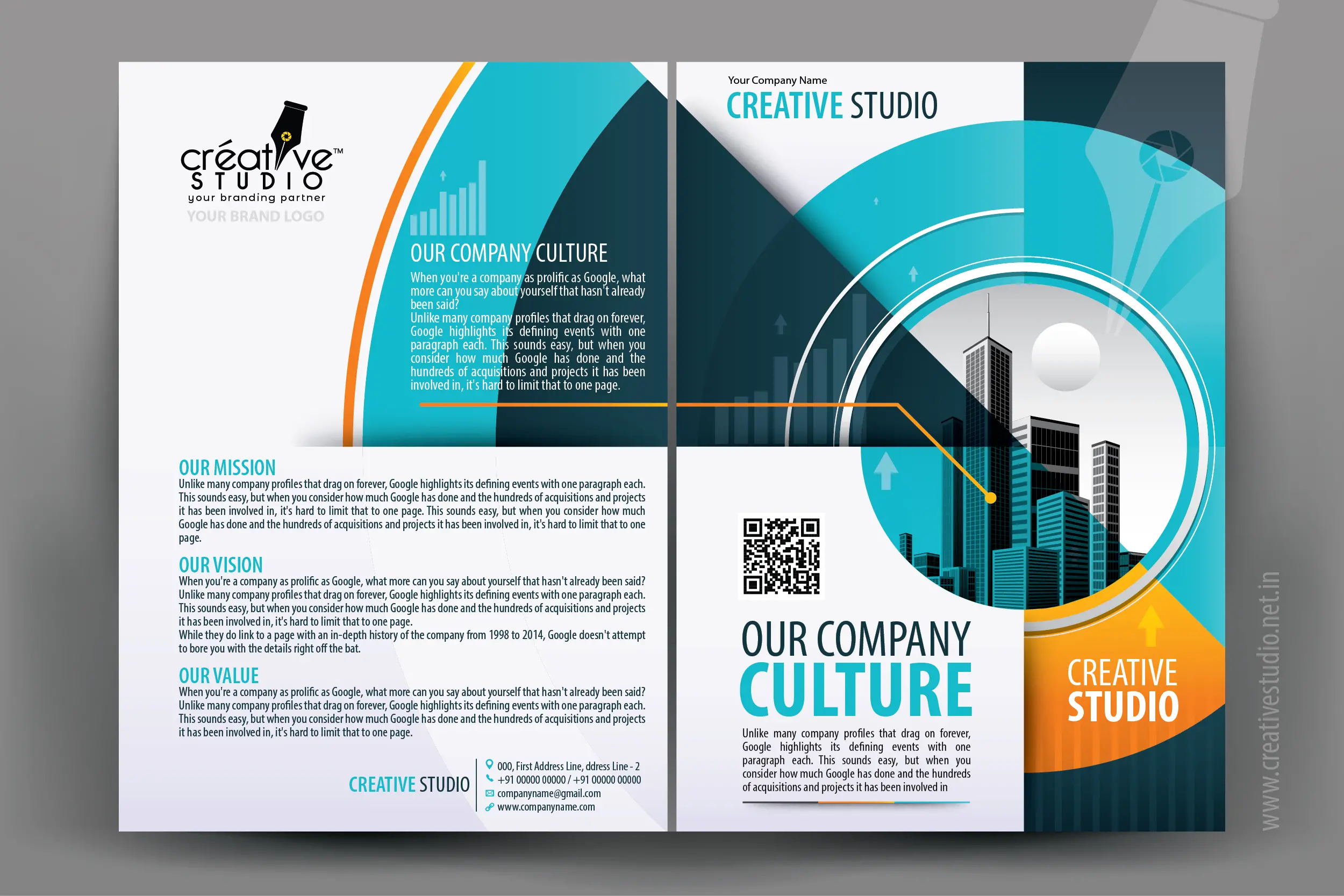 COMPANY PROFILE 02 01 - Company Profile Portfolio by Creative Studio