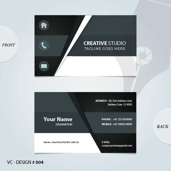 VC DESIGN 004 01 - Visiting Card Design Service by Creative Studio