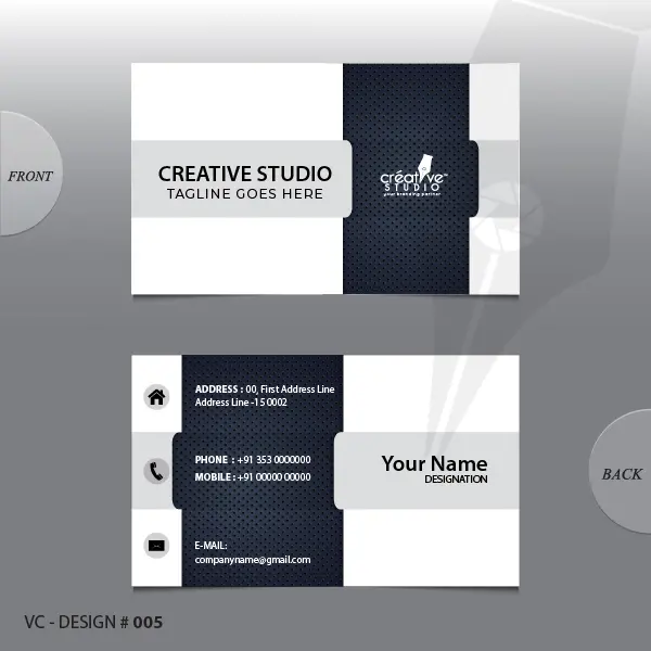 VC DESIGN 005 01 - Visiting Card Portfolio by Creative Studio