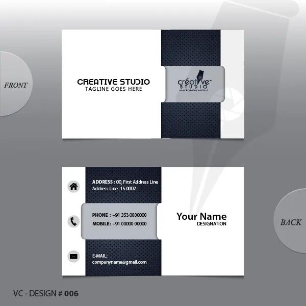 VC DESIGN 006 01 - Visiting Card Portfolio by Creative Studio