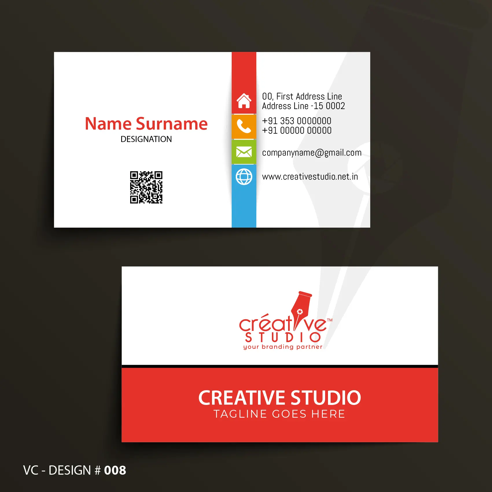 VC DESIGN 008 01 - Visiting Card Portfolio by Creative Studio