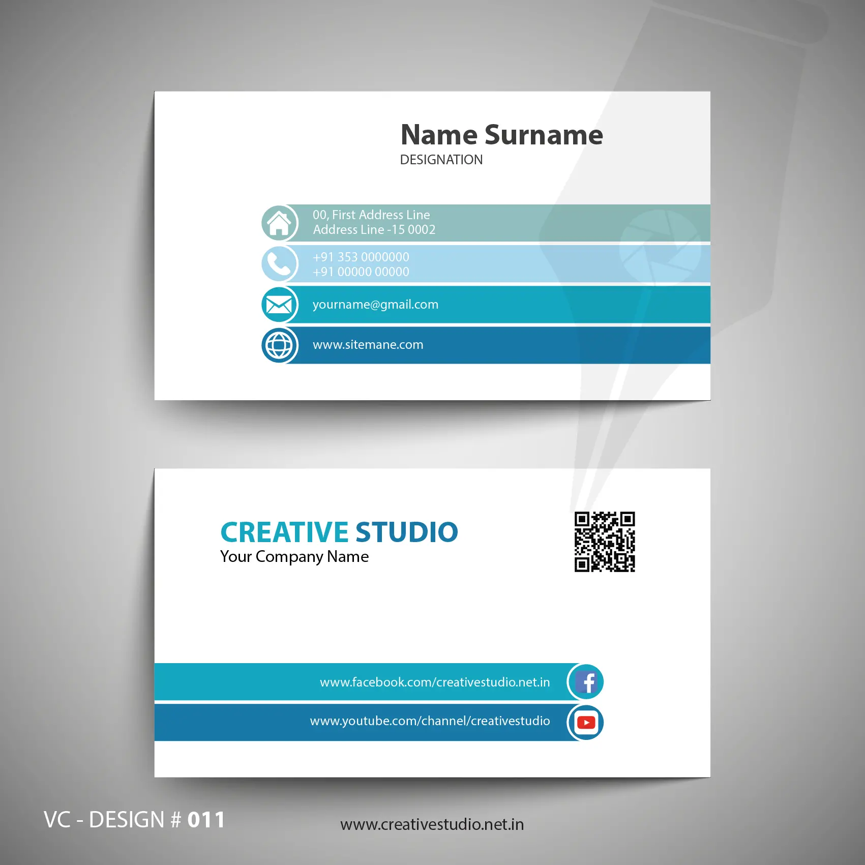 VC DESIGN 011 01 - Visiting Card Portfolio by Creative Studio